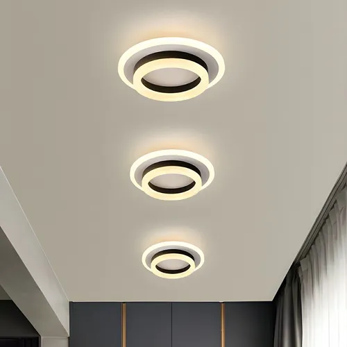. Lámparas De Techo Led Decorativa Con 3 Modos De Luz 48w