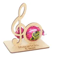 Comprar 30 Lembrança Nota Musical Porta Bombom Personalizado Mdf Cru
