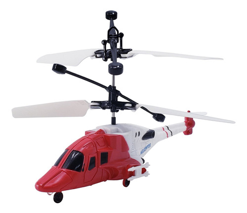Helicoptero Infrarojo Con Sensor Carga Usb  Luz Y Sonido - E