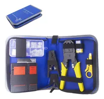 Comprar Kit Crimpeador + Testeador + Pelacable + 15 Conectores Rj45