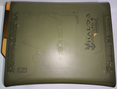 Xbox 360 Fat Edición Halo 3 Placa Falcon 250gb Verde