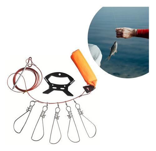 Pesca Stringer Clip Big Lock De Alta Resistencia Live Lock