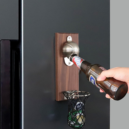 M Wall Mount Bottle Basketball Opener With Embedded Mag 7006