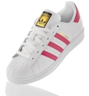 Adidas rosas cheap con blanco