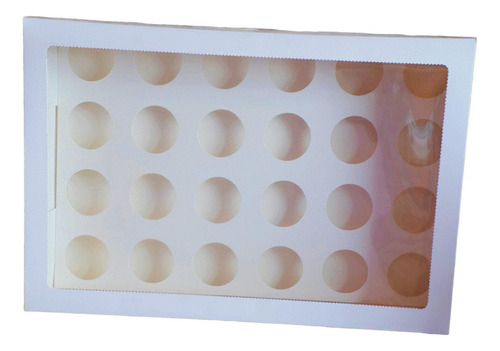 Caja Portátil Para Cupcakes Con Capacidad Para 24 Cupcakes,