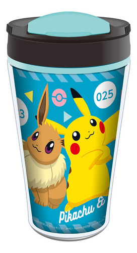 Vaso Termico Pokemon Pikachu & Eevee Pokemon Lets Go