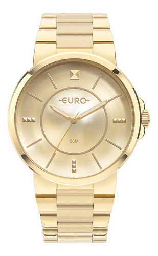 Relógio Euro Feminino Glitz Dourado - Eu2036ytn/4d