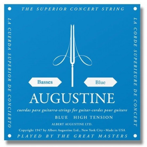 Augustine Blue Encordado Guitarra Clasica Criolla T Alta