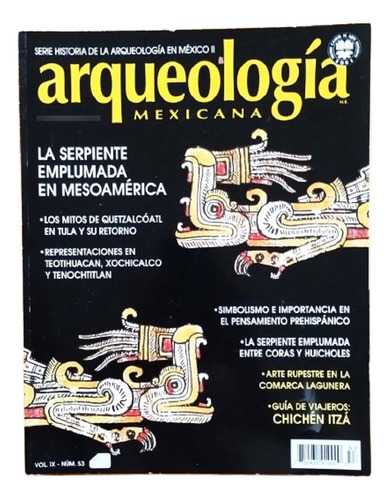 Arqueología Mexicana 53: Serpiente Emplumada En Mesoamérica (Usado)