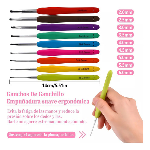 . Kit De Agujas De Ganchillo Y Accesorios De Punto Para