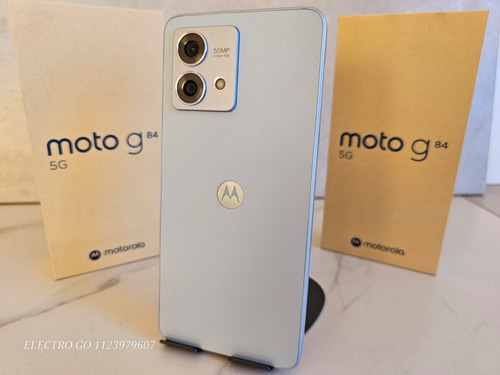 Moto G84 5g Dual Sim Global De 256 Gb 8 Ram. Nuevo En Caja Celeste