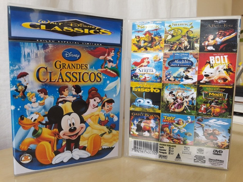 Dvd Grandes Clássicos Da Walt Disney Vol 2 - Raro (12dvds)
