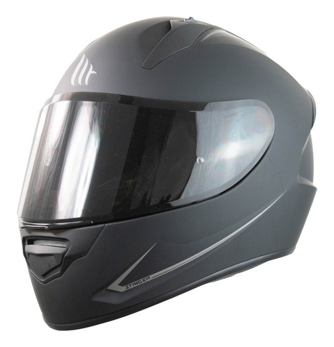 Casco Mt Helmets Ff10b Stinger Negro Mate Para Moto