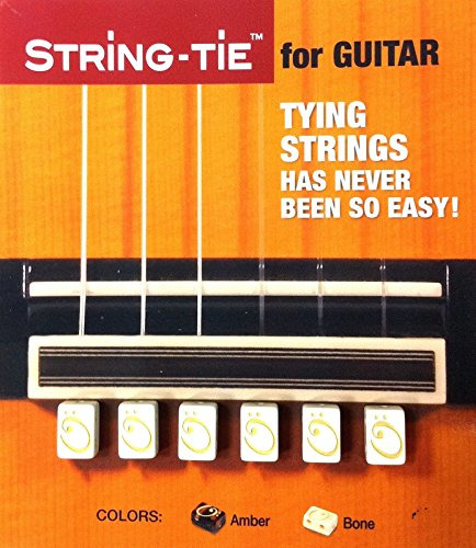 Puente Tenor String-tie Para Guitarra Espaola, Color Blanco