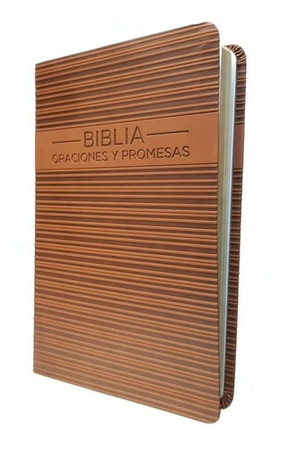 Biblia Nvi Oraciones Y Promesas Doble Tono Marron