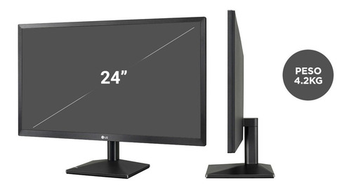 Monitor gamer LG 24MK430H led 23.8" negro 100V/240V