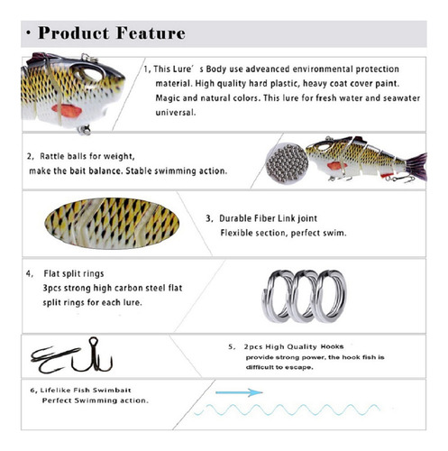 Bass Lure Bionic Crankbait Bass Lure De 5.5 Pulgadas/1.4 Oz