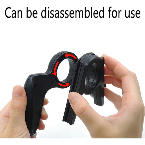 Soporte Handgrip Cargador Para Joycon Agarre Game Pad Iplay Color Negro