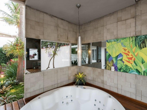 Imagem 11 de 24 de Casa Térrea Au 400m² 3 Suítes Sala Ampla Com 4 Ambientes Escritório Lareira Piscina, Deck De 7x5m Spa Espaço Gourmet 4 Vagas - Ca00464 - 69321243