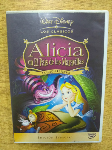 Alicia En El Pais De Las Maravillas  Disney Dvd Original 