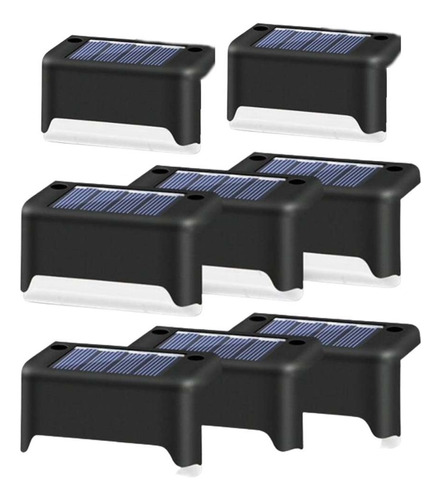 8pcs Luces Laterales De Piscina Solar, Luces De Escalera Que