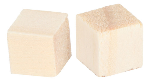 Nuevo 1 100 Unidades Cubos De Madera, Bloques Cuadrados De