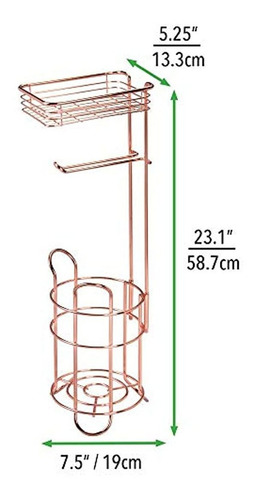Mdesign - Soporte Para Rollo De Papel Higiénico Con Soporte
