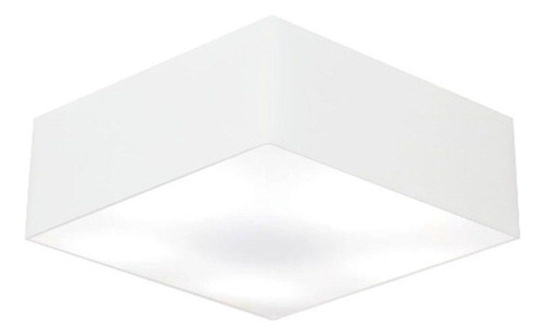 Plafon Para Banheiro Quadrado Sb-3056 Cúpula Cor Branco