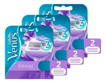 Comprar Pack X3 Cartuchos Para Afeitar Gillette Venus Breeze 2 Un