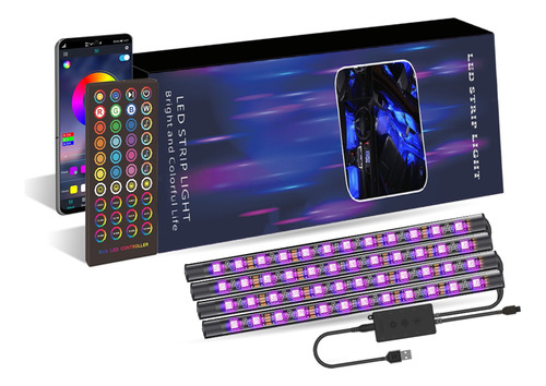 Kit De Control Remoto Multicolor Para Luces Interiores Led C