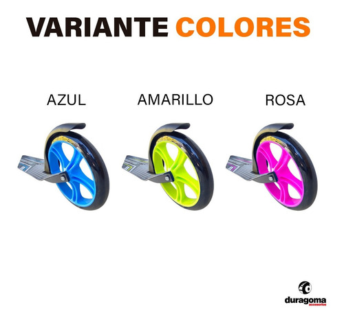 Monopatín Plegable Aluminio Reforzado Rueda Grande Sporting