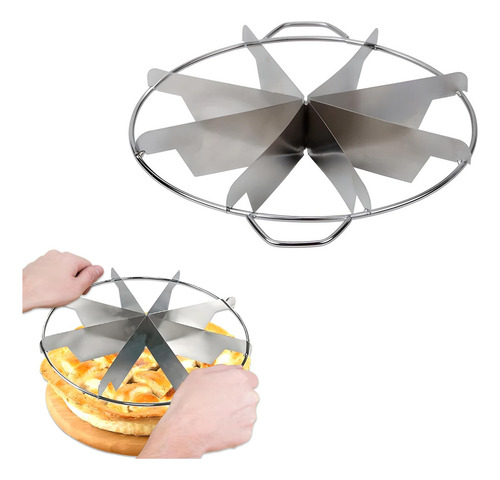 Cortador De Tartas De Acero Inoxidable Y Divisor De Tartas