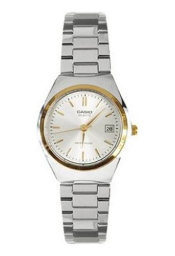 Reloj Para Mujer Casio Ltp_1170g_7ar Plateado