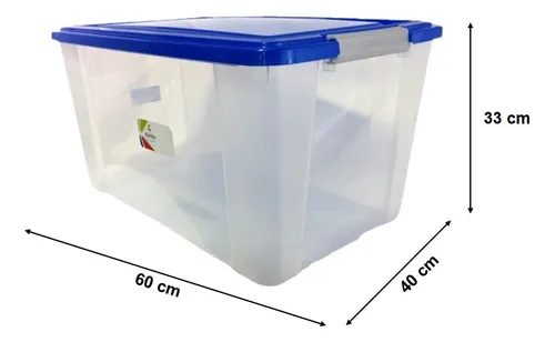Caja organizadora transparente grande new arrivals