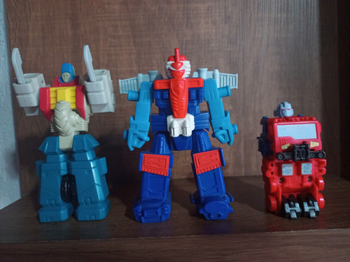 3 Bonecos Transformers Usados Na Condição Das Fotos (Usado)
