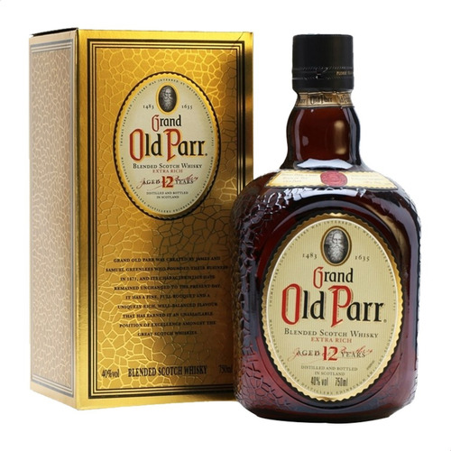 Whisky Old Parr De Luxe 750ml Whiskey Escoces Scotch Blended