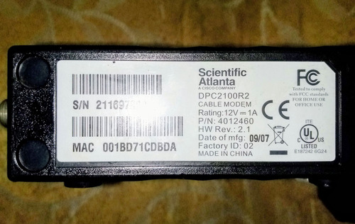 Reuter Reuter Scientific Atlanta (Usado)