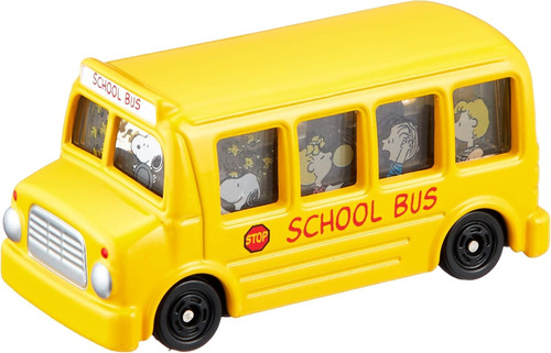 Snoopy Bus Autito Metal Peanuts 154 Dream Tomica Takara Tomy Amarillo