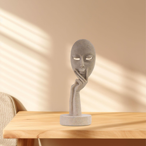 Estatua De Pensador Abstracto, Figura De Resina, Figura