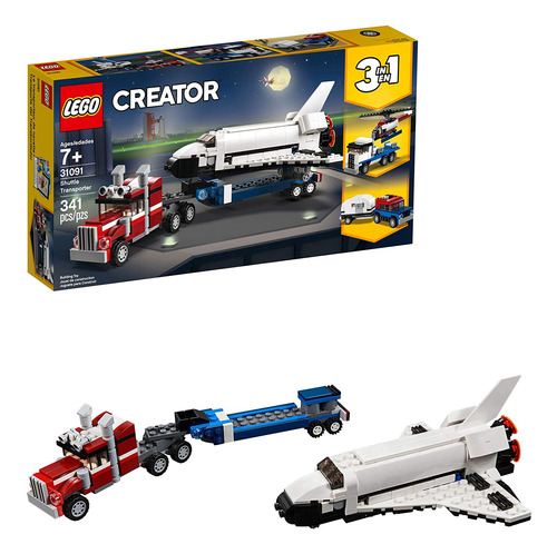 Kit De Construcción Lego Creator 3 En 1 Shuttle Transporter