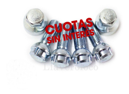 Tuercas Bulones Antirrobo Peugeot 208 Cuotas Sin Interés! Retiralo En Microcentro, Avellaneda O Enviamos A Domicilio!