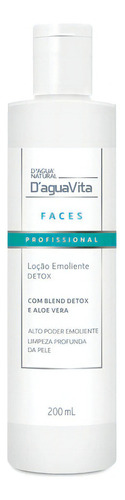 Loção Emoliente Detox Faces 200ml