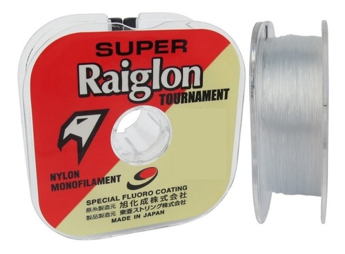 Linha Monofilamento Super Raiglon 0.43mm 41lbs 18.7k 100m Br