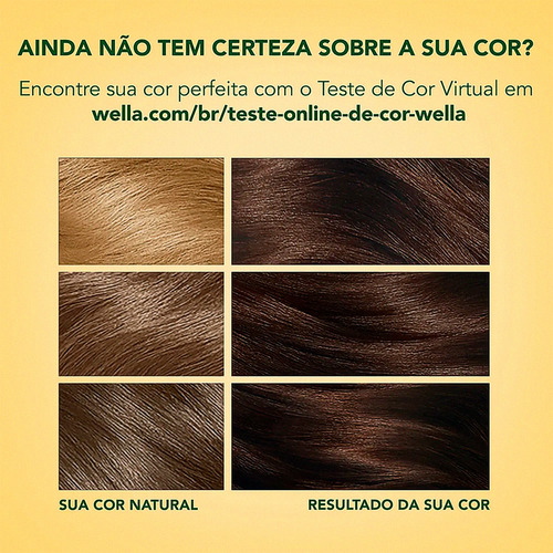Kit 04 Coloração Soft Color 40 Castanho Médio Wella
