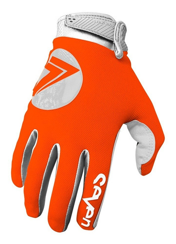 Guantes Niños Motocross Enduro Ciclismo Seven Dot - Naranja