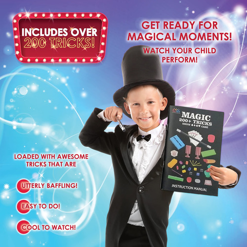 Kit Mágico Para Niños Más De 200 Trucos Y Diversión