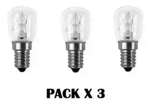 Lampara E14 15w Lamp De Sal Maq. Coser Heladera Pack X 3 Uni