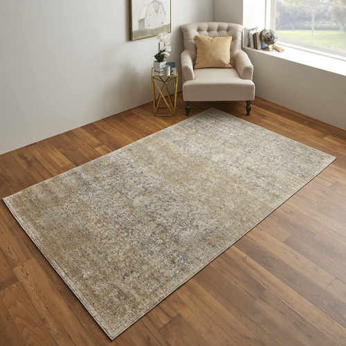 Camellia - Alfombra Natural Envejecida, Gris/beige, 8' X 10'