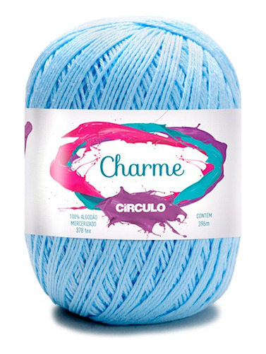 Linha Charme Artesanato Em Crochê E Tricô - Circulo Cor 2012 - AZUL CANDY