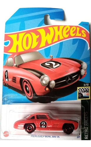 Hotwheels Mercedes Benz 300 Sl Retro Racers